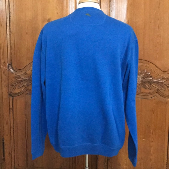 NEW Tommy Bahama Reversible V Neck Sweater - Picture 2 of 6